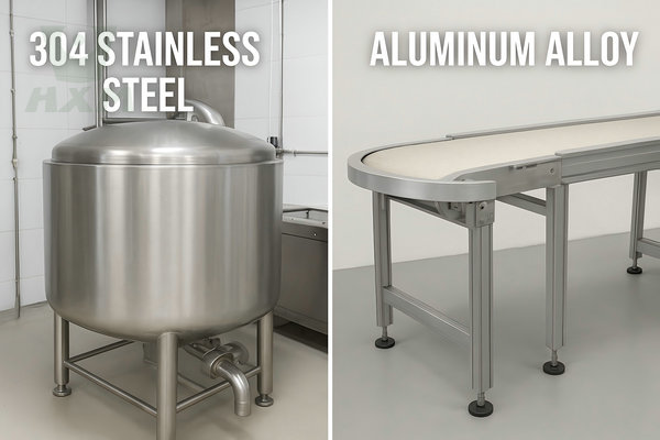 Application Scenarios in the Food Industry 304 Stainless Steel And Aluminum Alloy
