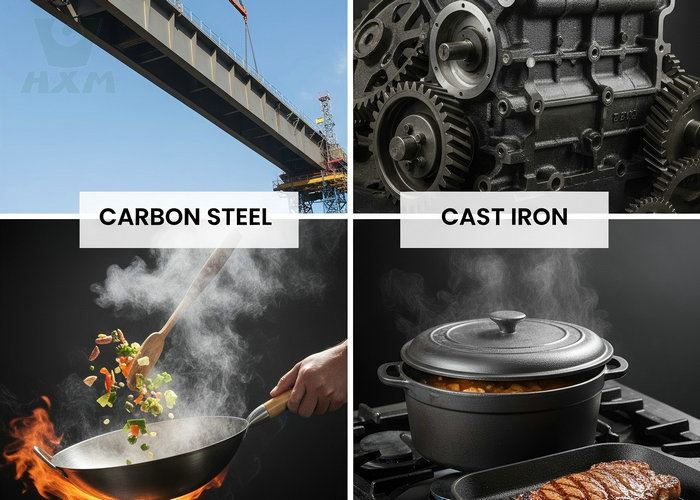 Carbon Steel vs Cast Iron Typical Application Scenarios