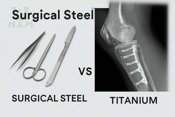 Surgical Steel vs Titanium with their respective medical applications