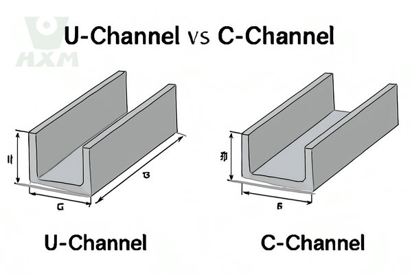 The Difference Between U Channel vs C Channel