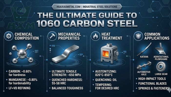 The Ultimate Guide to 1060 Carbon Steel Properties Heat Treatment and Applications