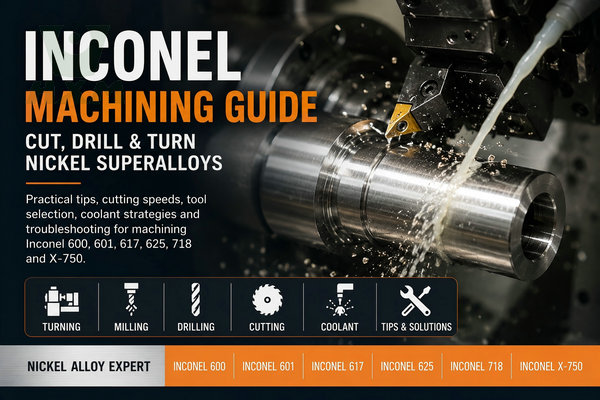 Inconel machining guide for cutting drilling milling and turning nickel superalloys